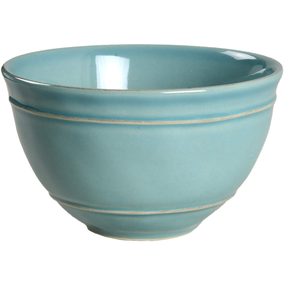 Cambria Turquoise Soup/Cereal Bowl by Pottery Barn China-1
