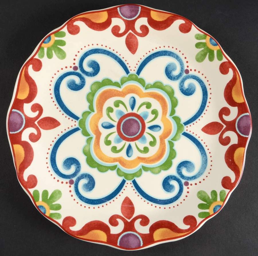 Global Medallion Salad Plate by Pier 1-1
