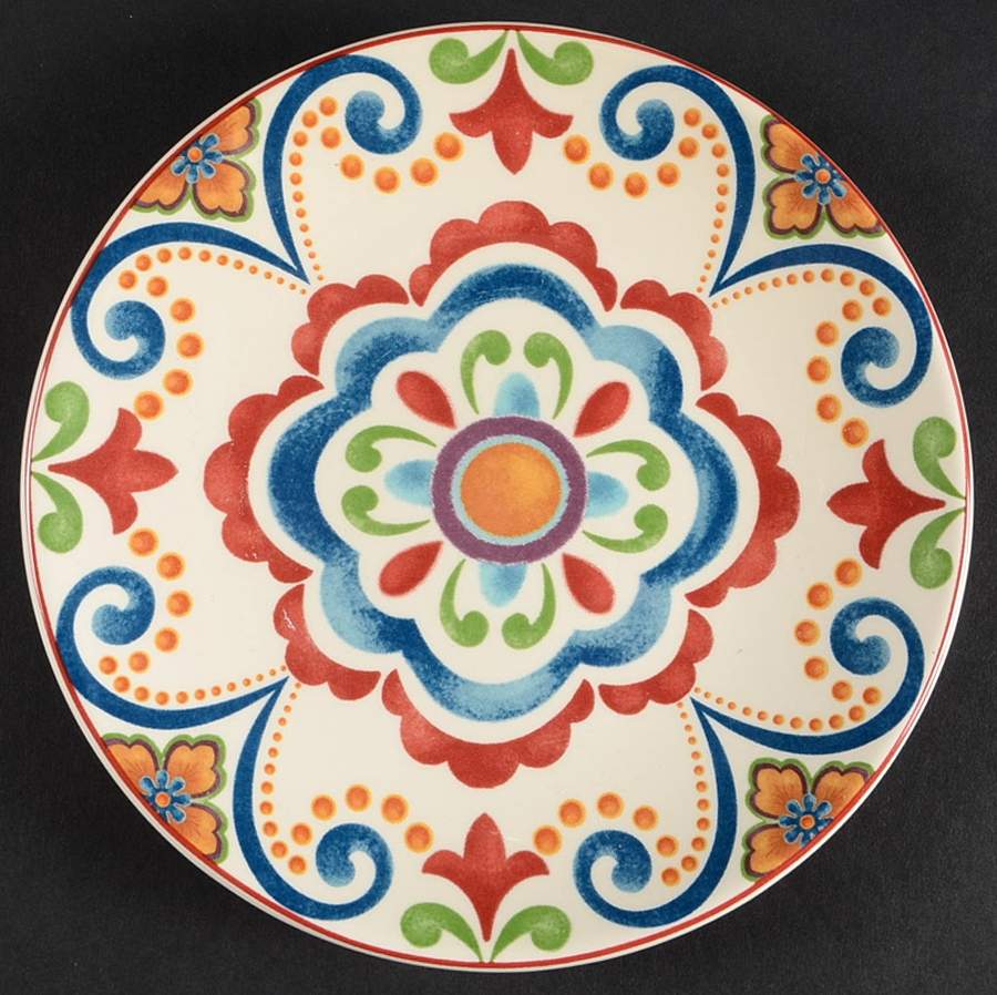 Global Medallion Appetizer Plate by Pier 1-1