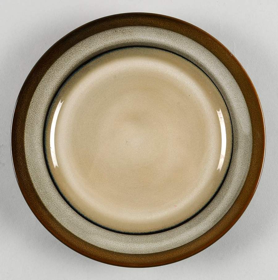 Brown Stripe Salad Plate by Pier 1-1