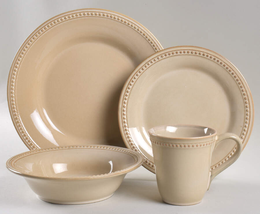 Spice Route Sesame 4 Piece Place Setting by Pier 1-1