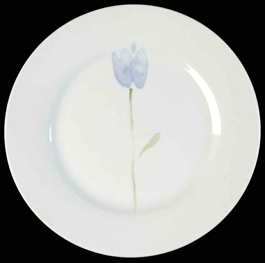 Floral (Single Flower Center) Salad Plate by Pier 1-1