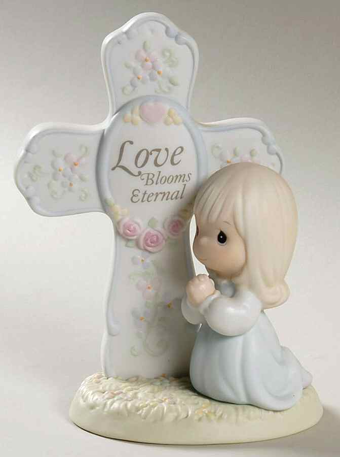 Love Blooms Eternal Trumpet-Love Blooms Eternal - Trumpet Trademark, No Box by Precious Moments-1