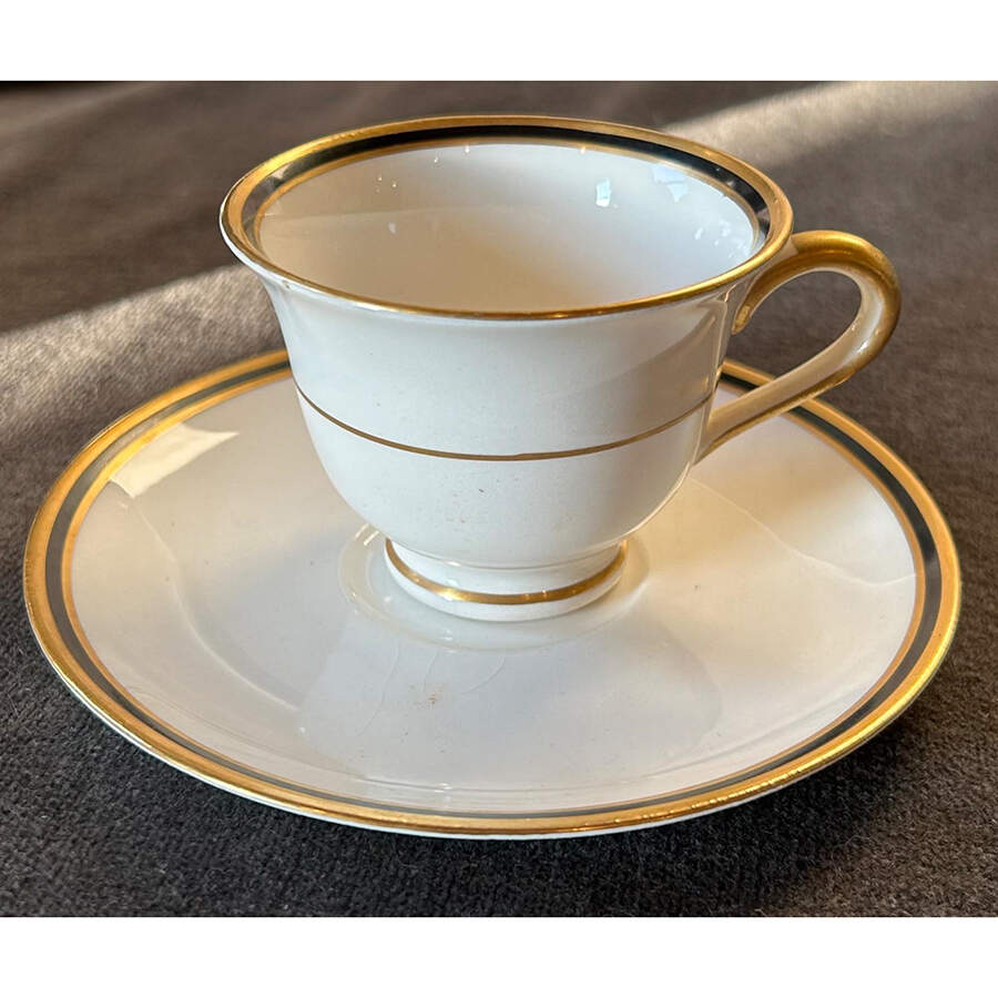POP306 Footed Cup & Saucer Set by Pope Gosser-1