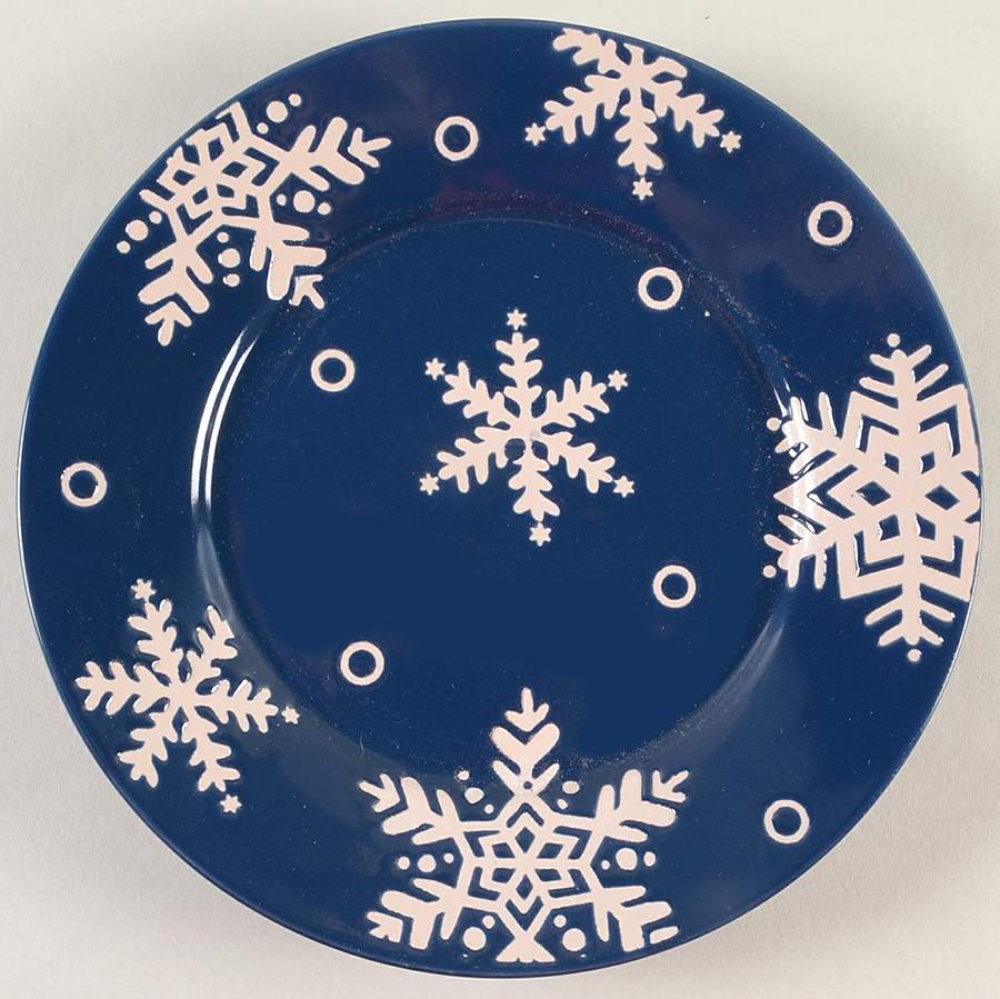 Snow Flurry Salad Plate by Pfaltzgraff-1