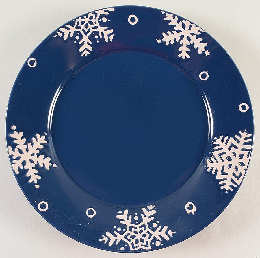Snow Flurry Dinner Plate by Pfaltzgraff-1