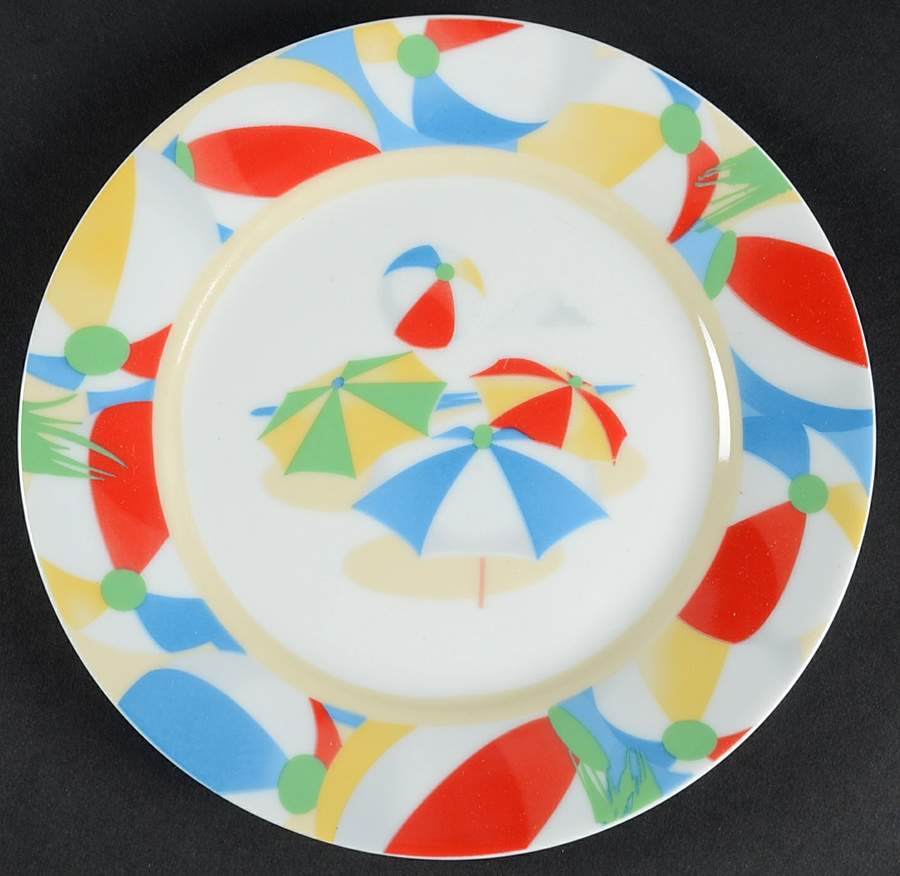 Beach Ball Salad Plate by Pfaltzgraff-1