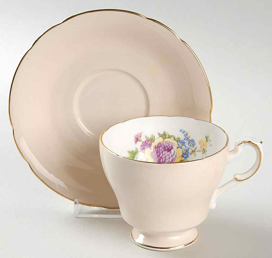 D504 Footed Cup & Saucer Set by Paragon-1