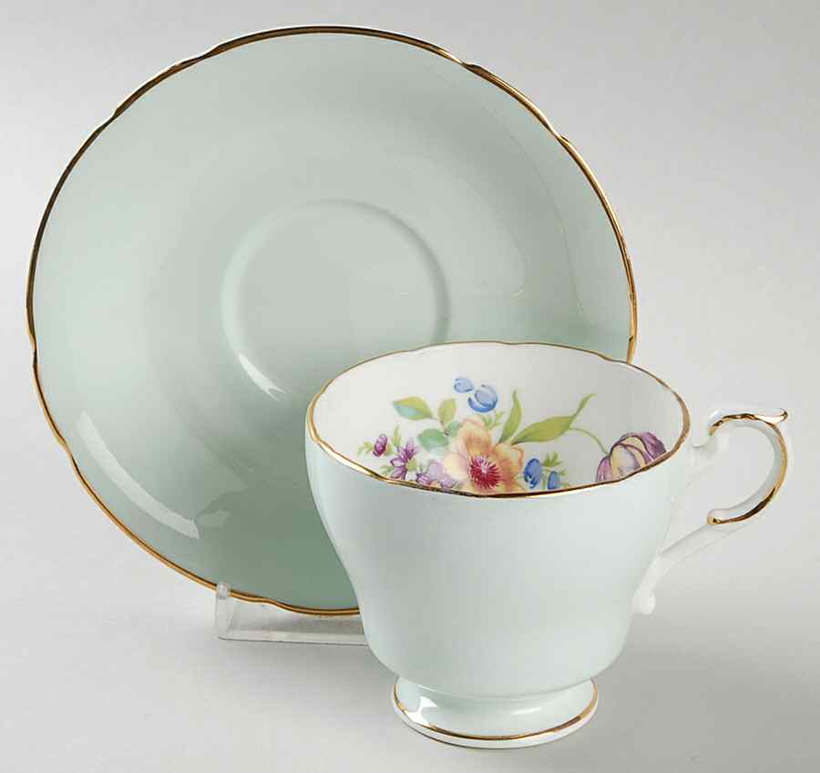 D504 Footed Cup & Saucer Set by Paragon-1