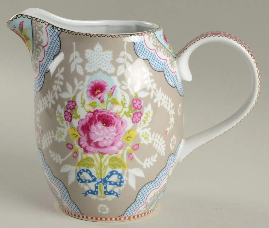Floral Khaki 28 Oz Pitcher by Pip Studio-1