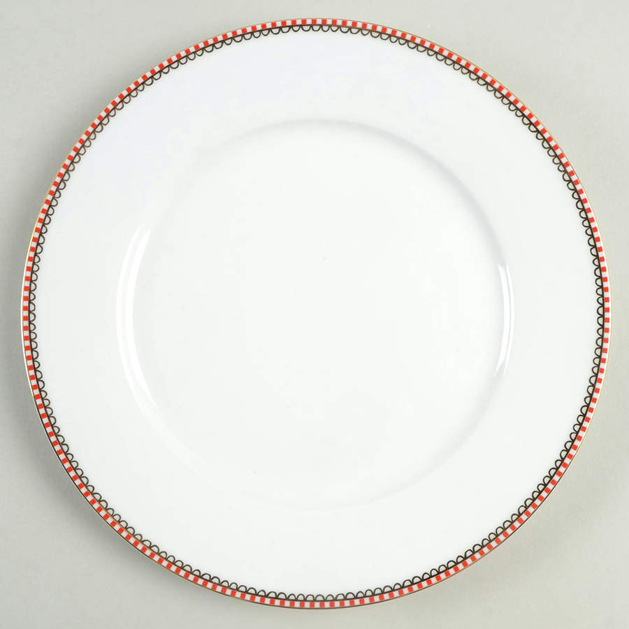 Floral White Salad Plate by Pip Studio-1