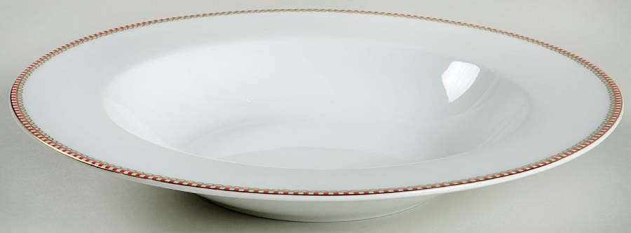 Floral White 10" Individual Pasta Bowl by Pip Studio-1