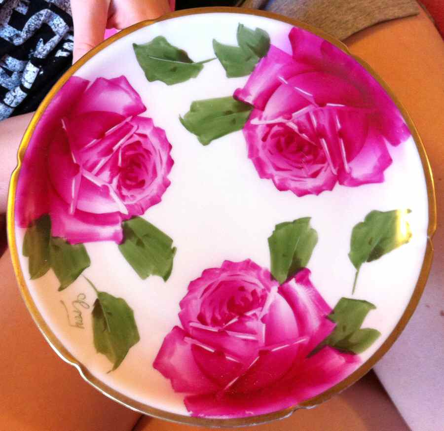 IMQ15 Dinner Plate by Imperial China Austria-1