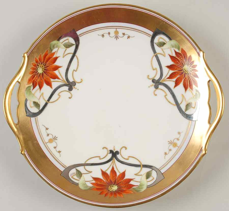 PIC163 Handled Cake Plate by Pickard-1