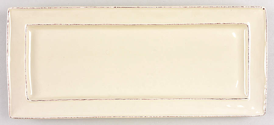 Martillo Creme Brulee 16" Rectangular Serving Platter by Pier 1-1