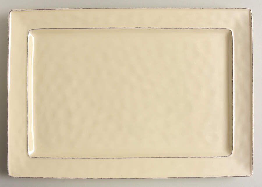 Martillo Creme Brulee 15" Rectangular Serving Platter by Pier 1-1