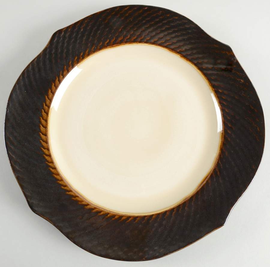 Metallic Bronze Dinner Plate by Pier 1-1