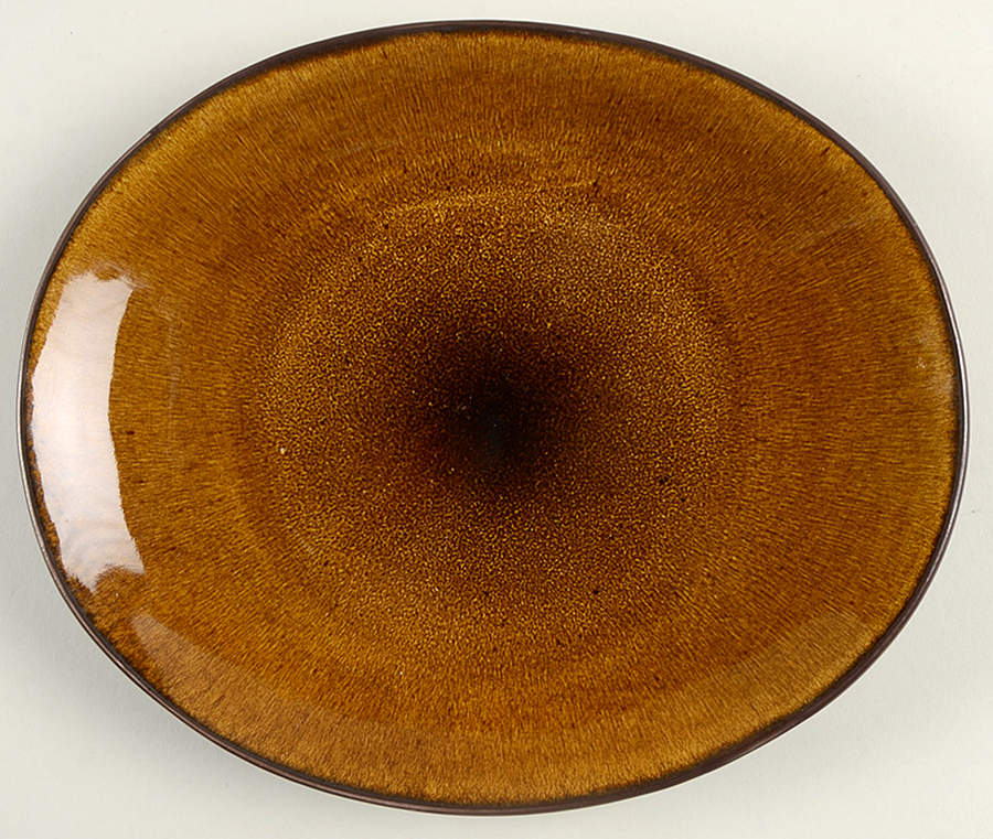 Tiger Eye (Oval) Salad Plate by Pier 1-1