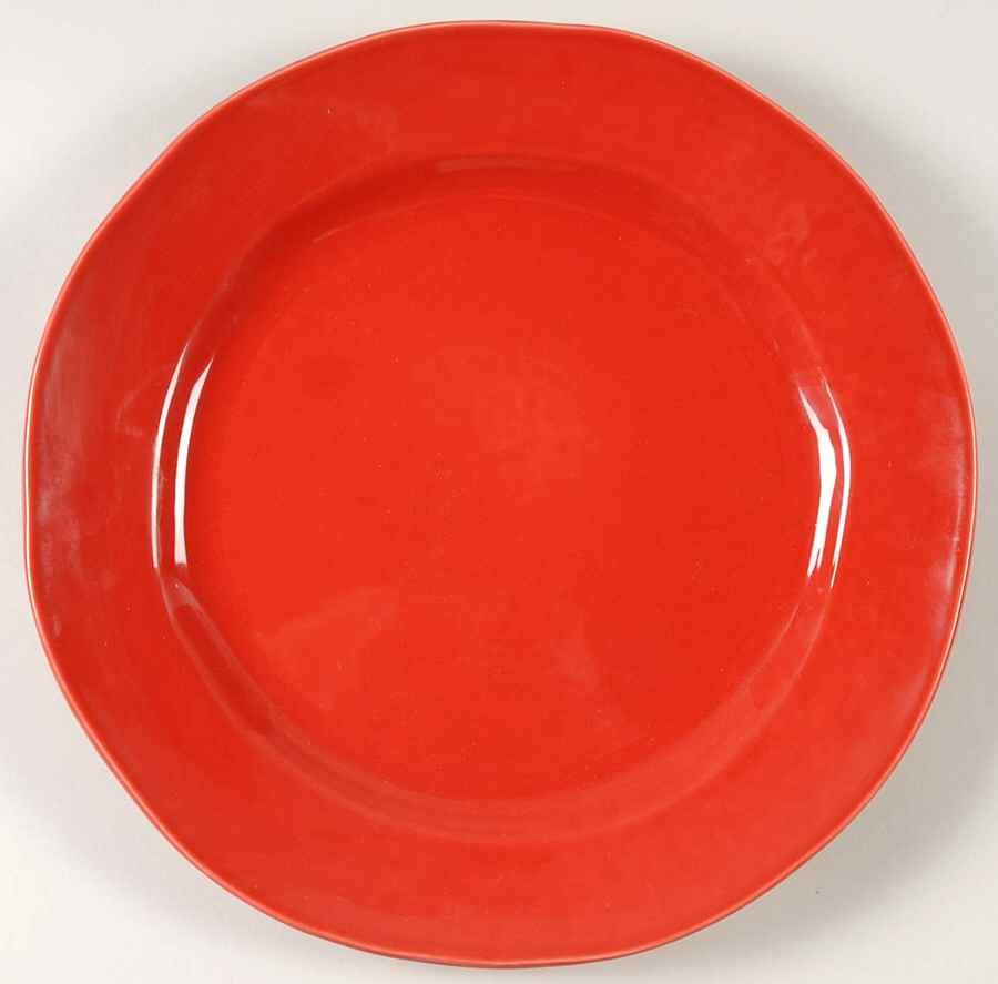 PMZ5 RED Dinner Plate by Primagera-1
