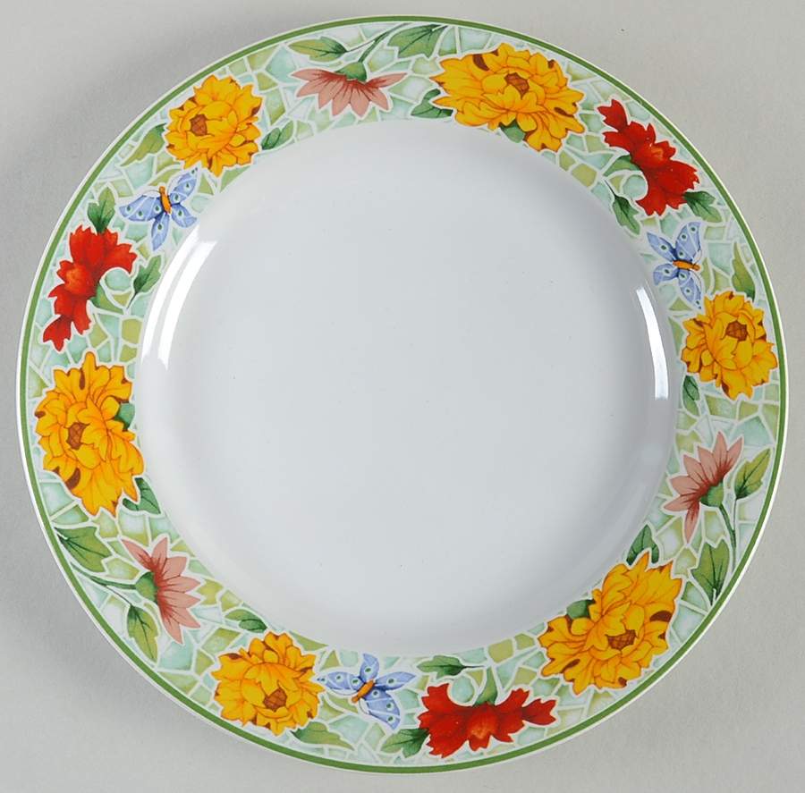 Mosaic Salad Plate by Pfaltzgraff-1