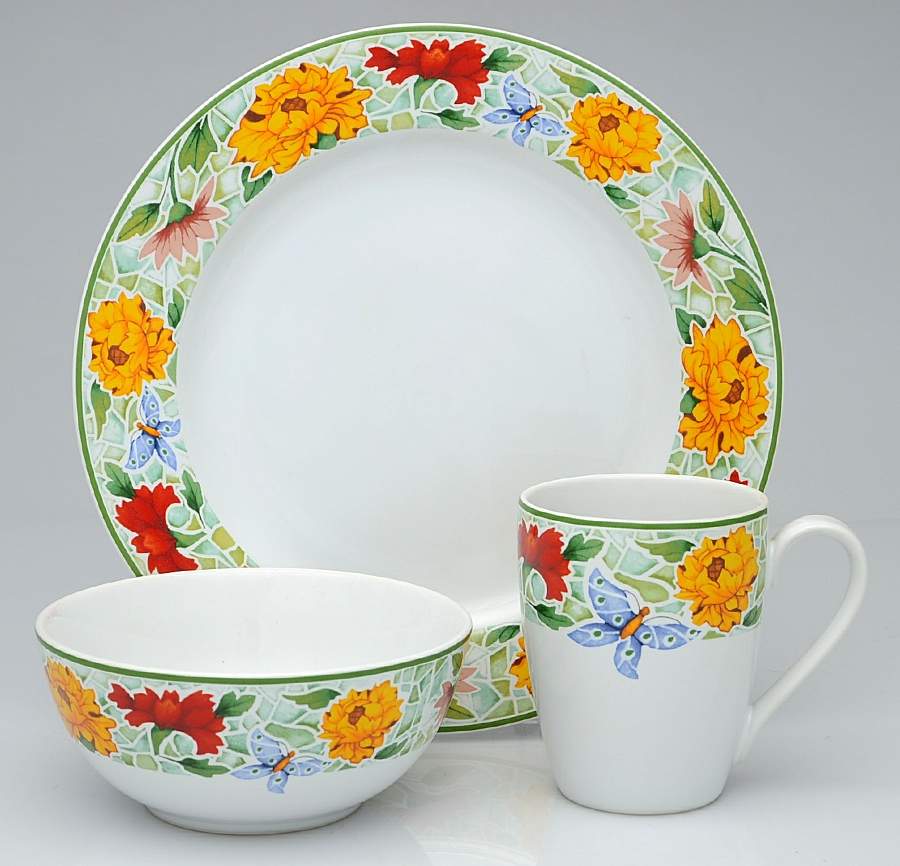 Mosaic 12 Piece Set by Pfaltzgraff-1