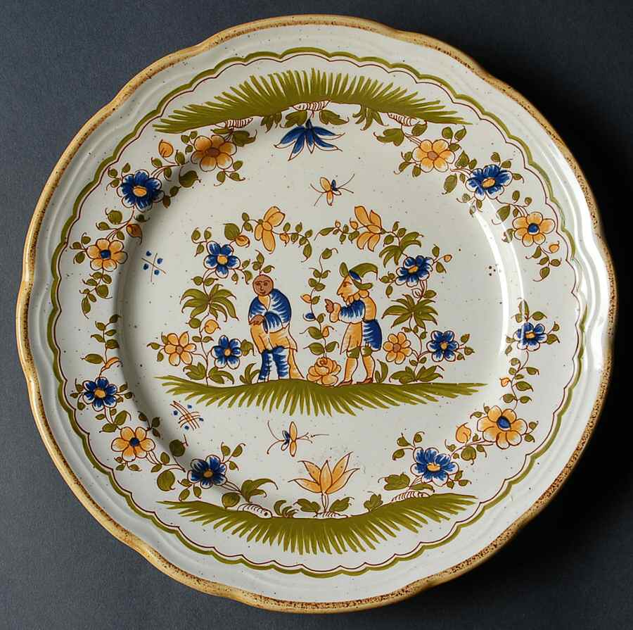 Vieux Moustiers Dinner Plate by Primula-1