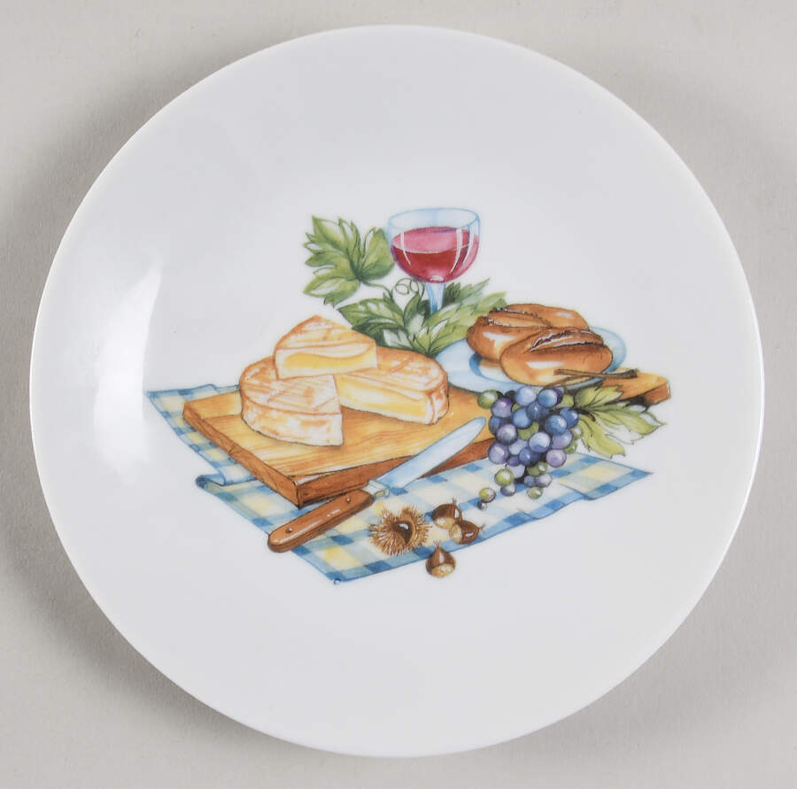 PLI28 Bread & Butter Plate by Porcelaine de Limoges-1