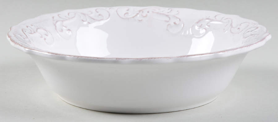 Antique Scroll Coupe Soup Bowl by Pier 1-1
