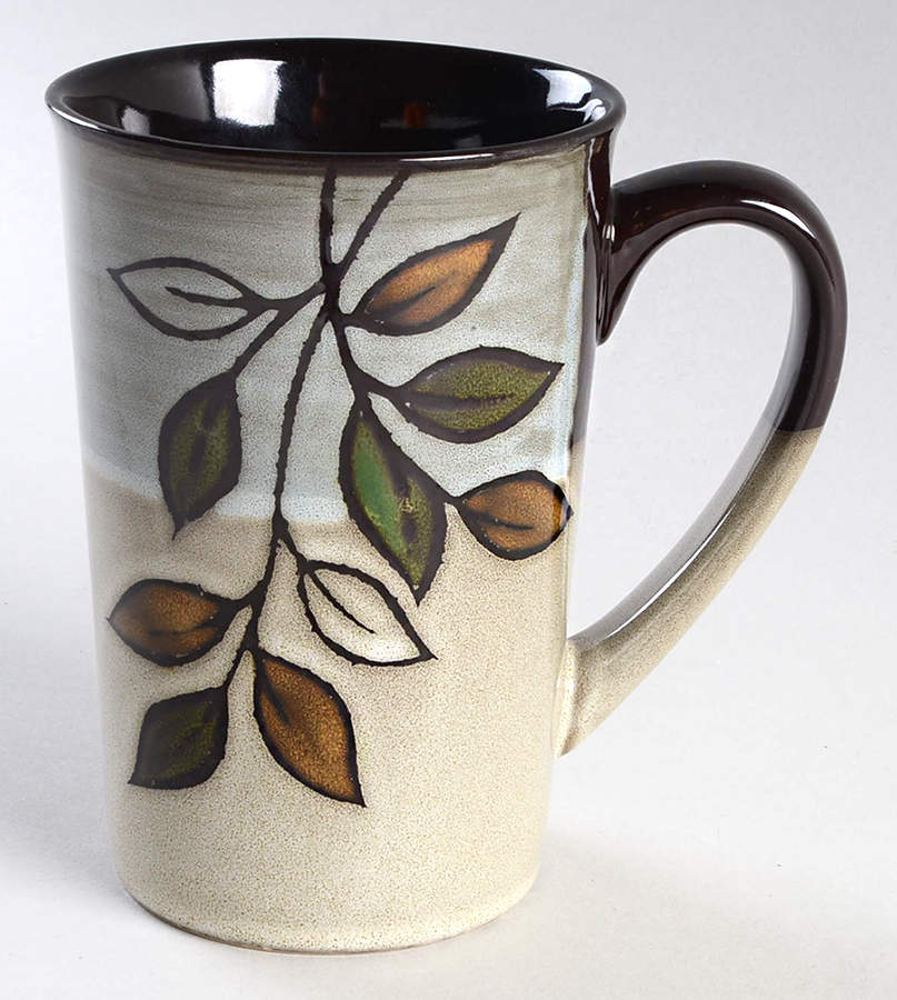 Rustic Leaves Latte Mug by Pfaltzgraff-1