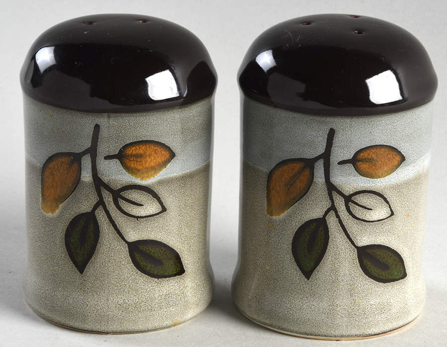 Rustic Leaves Salt & Pepper Set by Pfaltzgraff-1