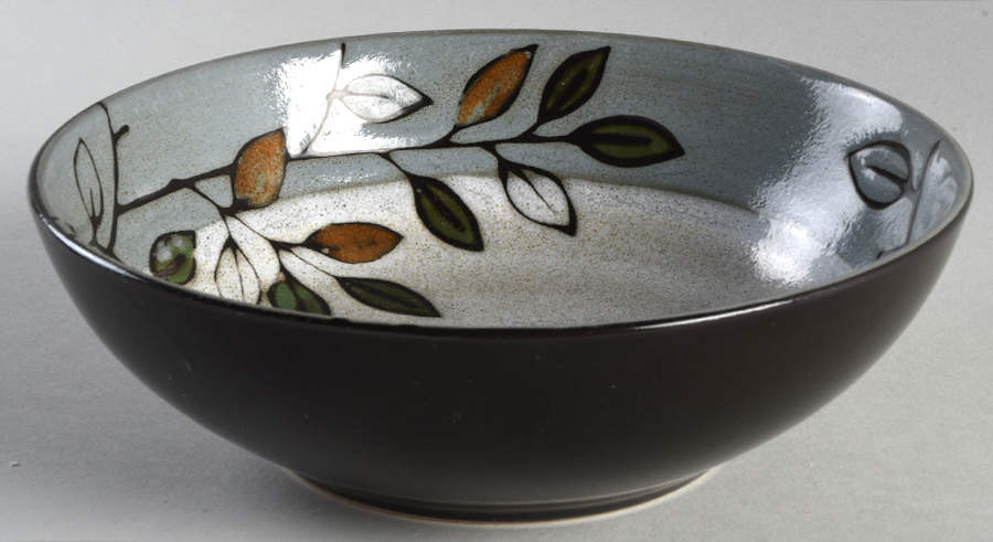 Rustic Leaves 8" Individual Pasta Bowl by Pfaltzgraff-1