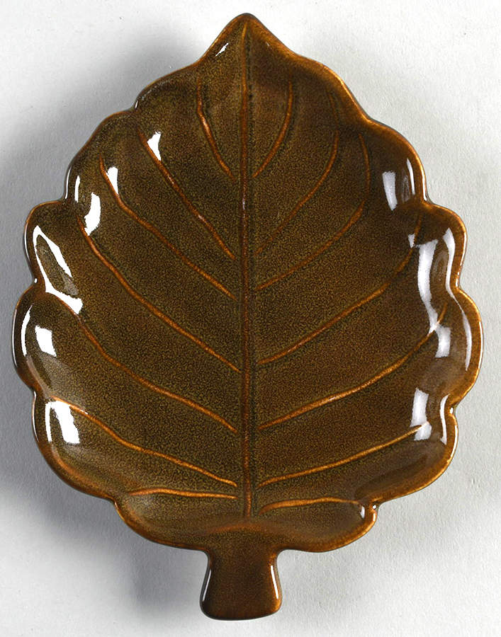 Rustic Leaves Figural Appetizer Plate by Pfaltzgraff-1