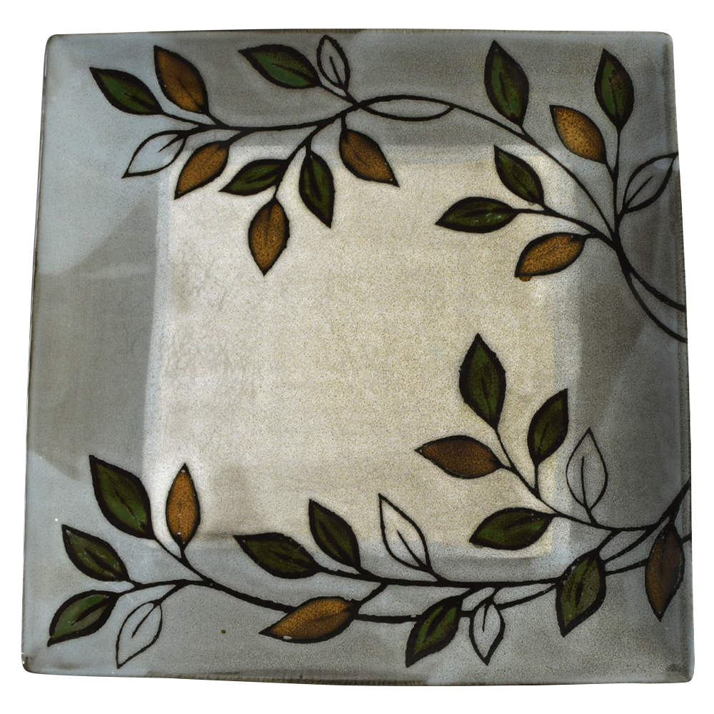 Rustic Leaves Square Dinner Plate by Pfaltzgraff-1