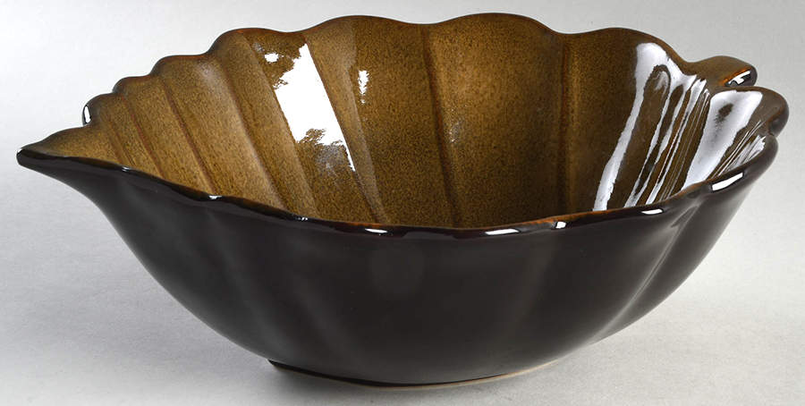 Rustic Leaves 10" Figural Serving Bowl by Pfaltzgraff-1
