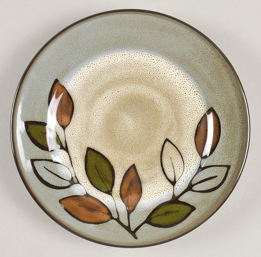 Rustic Leaves Appetizer Plate by Pfaltzgraff-1