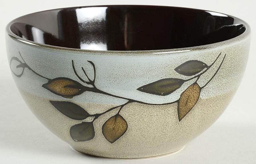 Rustic Leaves 6" All Purpose Bowl by Pfaltzgraff-1