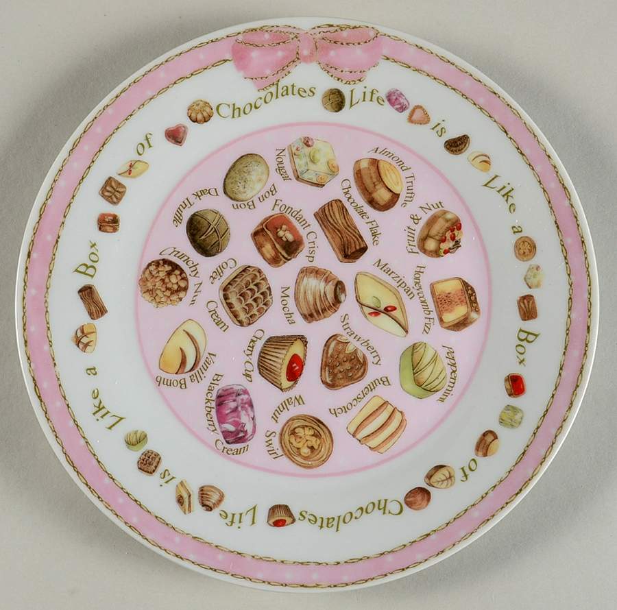Chocolates Dessert/Pie Plate by Cardew Design-1