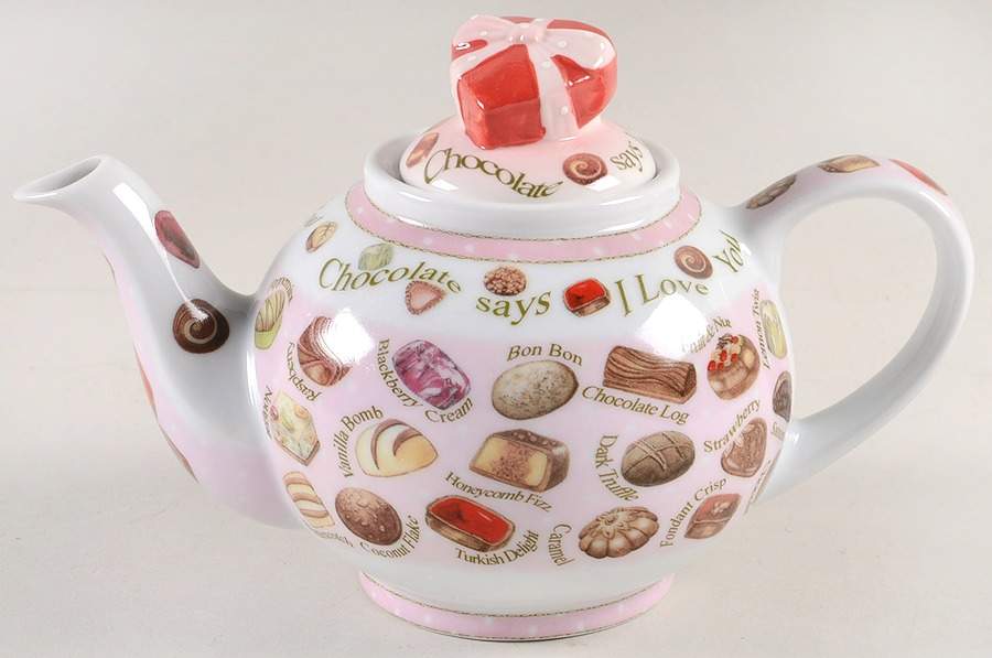 Chocolates Mini Teapot & Lid by Cardew Design-1