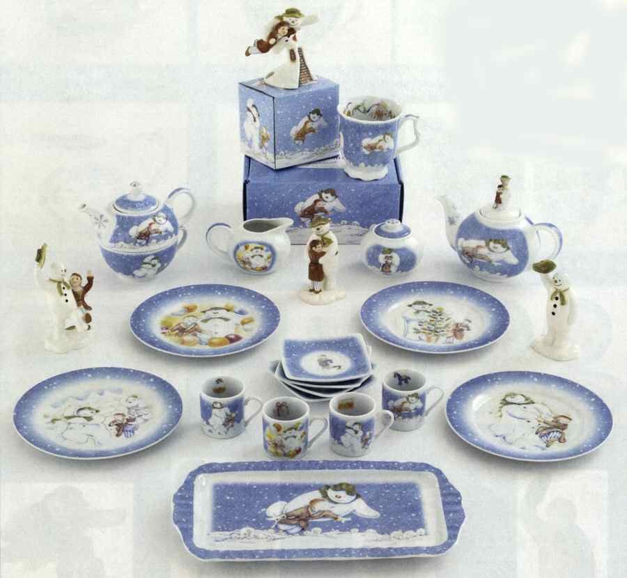 Snowman, The Salad Plate by Cardew Design-1