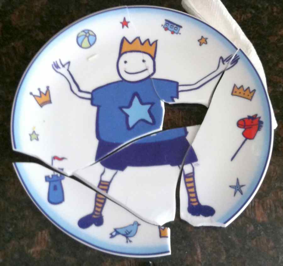 Prins Child's Plate by Porsgrund-1