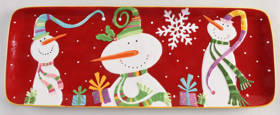Jolly Holiday 18" Rectangular Serving Platter by Pier 1-1