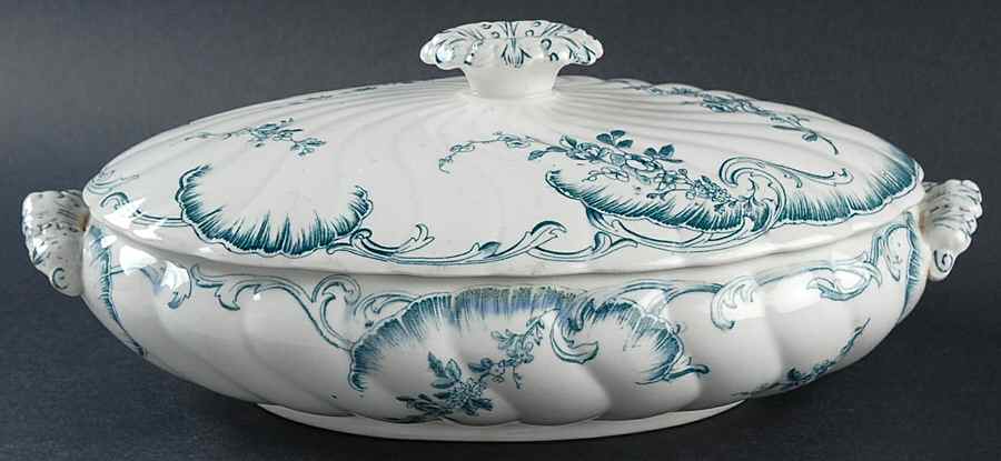 Perceval Oval Covered Vegetable by Powell, Bishop & Stonier-1