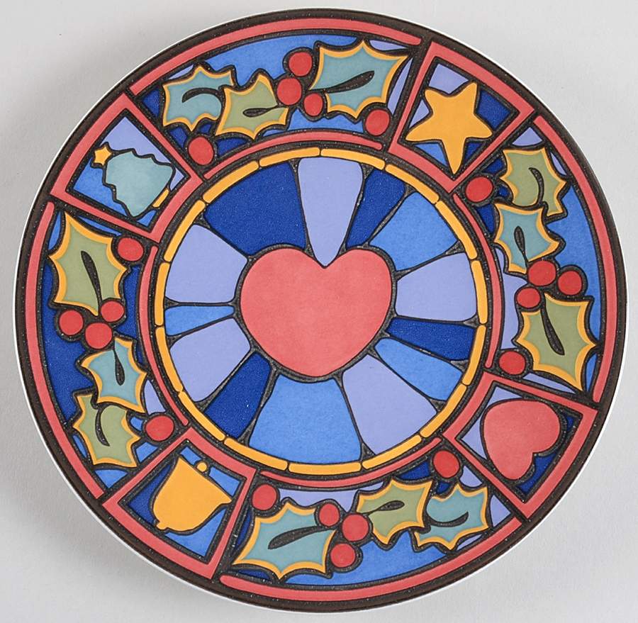 Christmas Rejoice Salad Plate by Pfaltzgraff-1