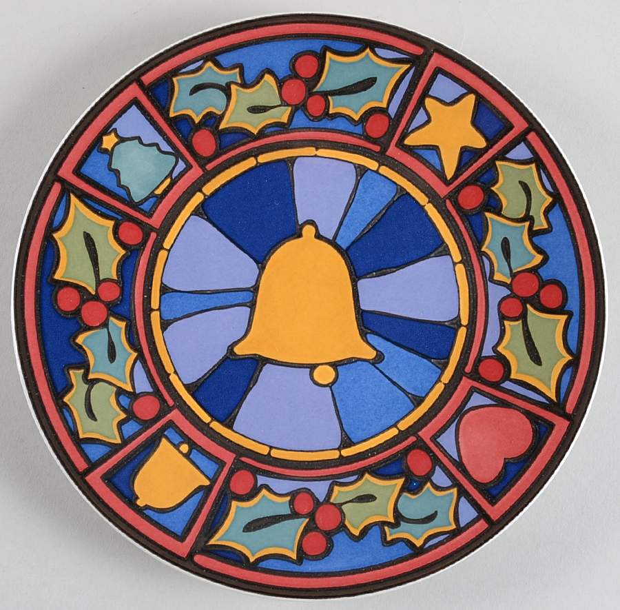 Christmas Rejoice Salad Plate by Pfaltzgraff-1