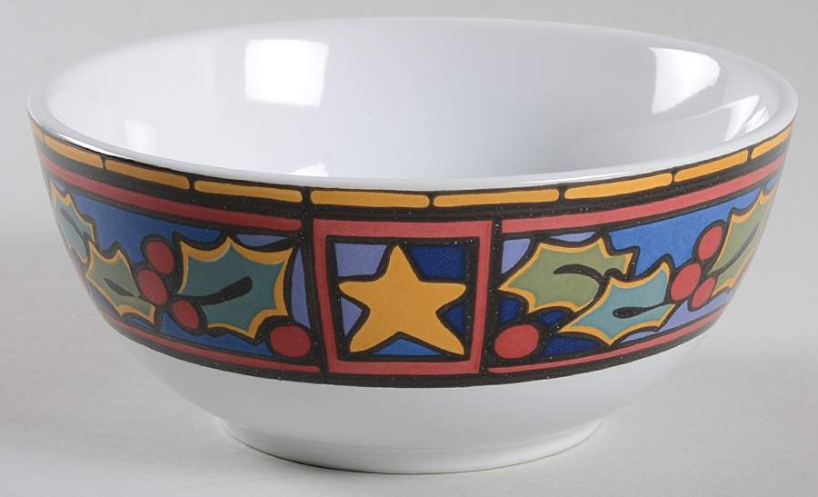 Christmas Rejoice Soup/Cereal Bowl by Pfaltzgraff-1