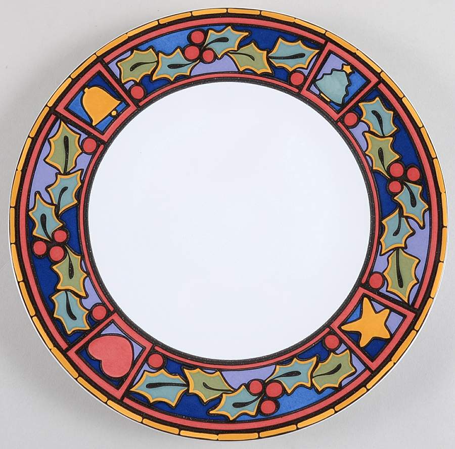 Christmas Rejoice Dinner Plate by Pfaltzgraff-1