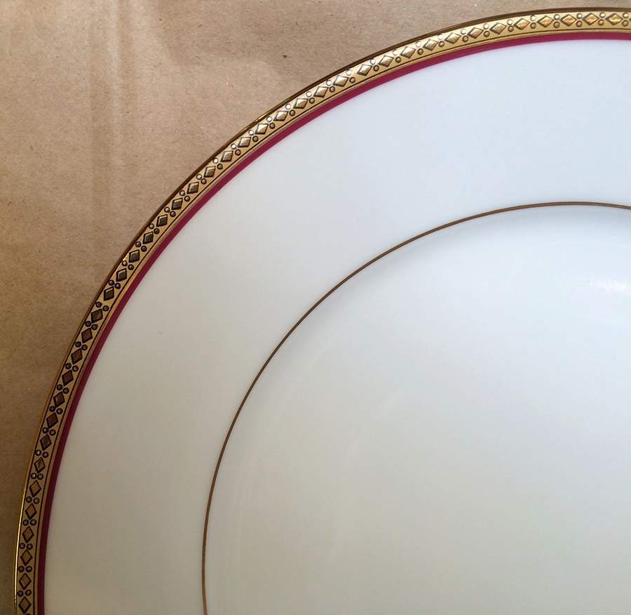 Versailles Salad Plate by Porcelaine de Sologne-1
