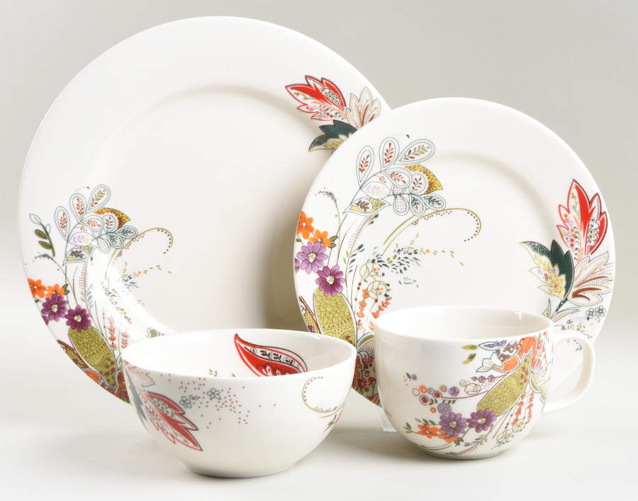 Floral Henna 4 Piece Place Setting by Prima Design-1