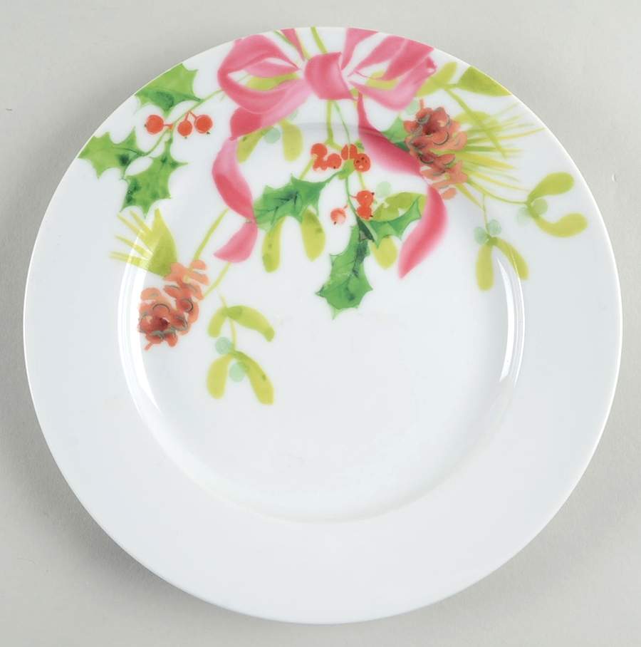 Christmas Wreath Salad/Dessert Plate by Paula Deen-1