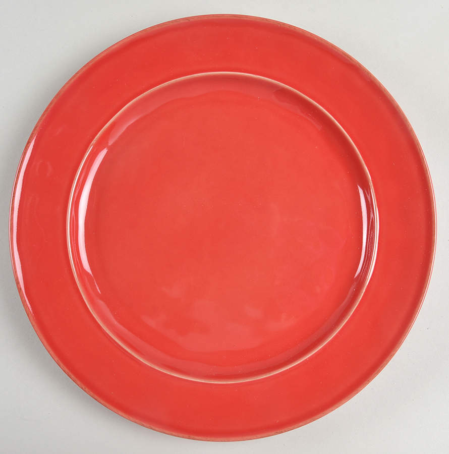 Cambria Red Small Dinner Plate by Pottery Barn China-1